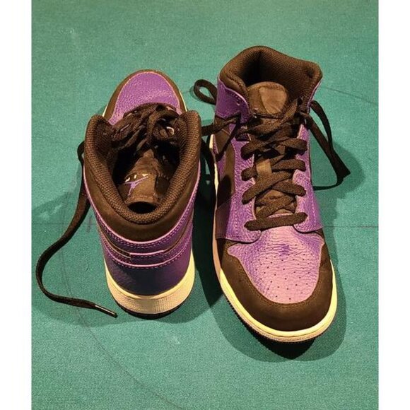 Air Jordan 1 Mid Dark Concord Size 7y - Picture 7 of 7